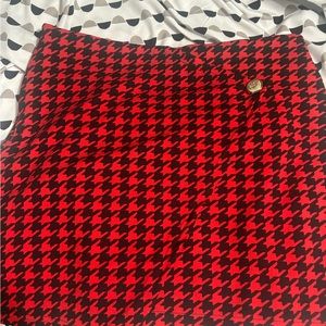 Red skirt size 6